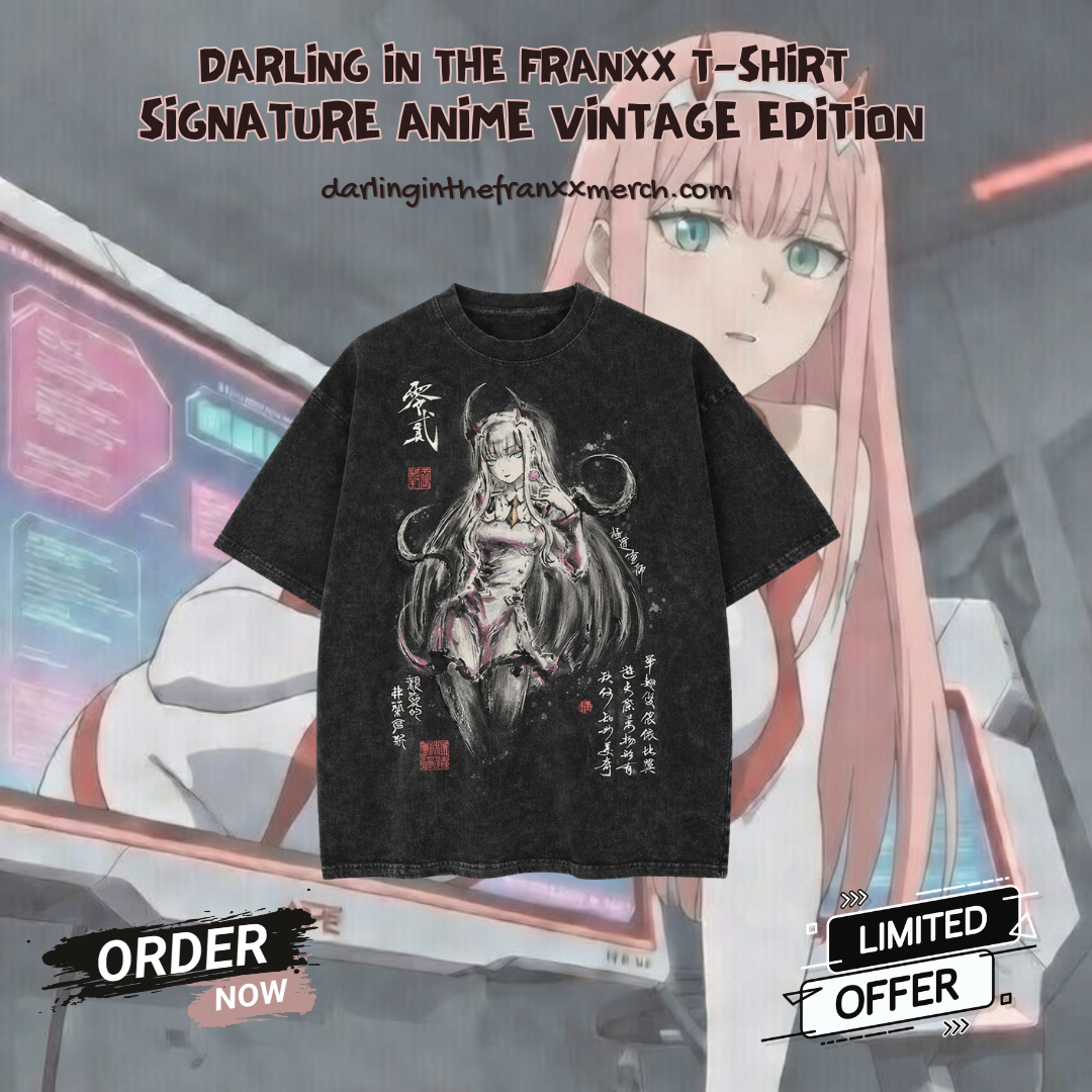 Anime Vintage PTTT1303 Darling In The Franxx T-Shirts